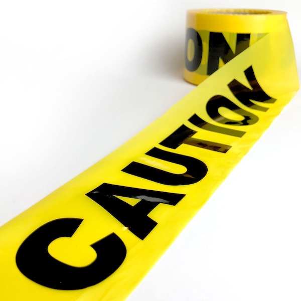 Safe Handler Caution Tape Roll 300 Ft, Yellow BLSH-CT300-Y1 - main